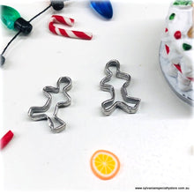 Gingerbread Men Cookie Cutters Pair - 1 cm - Miniature