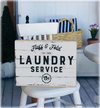 Laundry Sign - Miniature