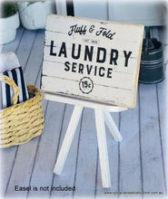 Laundry Sign - Miniature