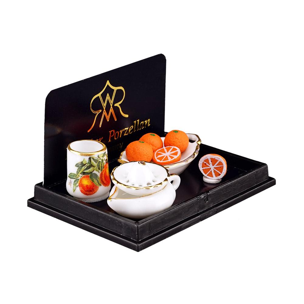 REutter porcelain orange juicing set breakfast
