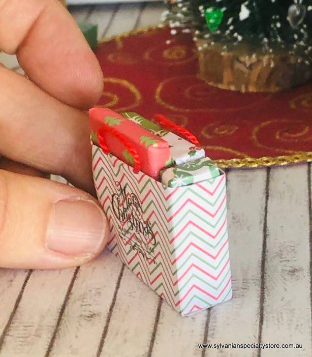 Christmas Gift Bag with Christmas Gifts - Miniature