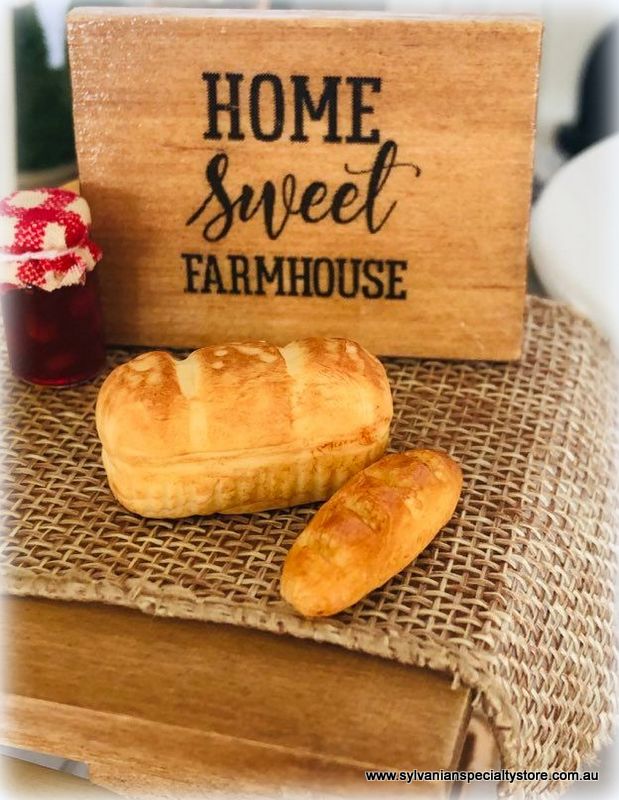 Bread - Loaf and Baguette - Miniature