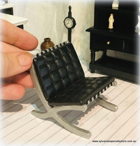 Modern Barcelona Chair  - Miniature