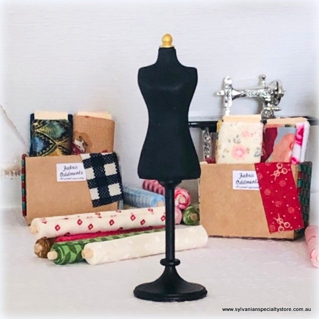 Dollhouse dressmakers mannequin black
