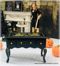 Dollhouse halloween haunted house stylish glamour miniature