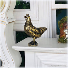 Dollhouse Miniature brass hen