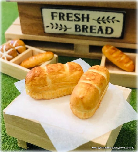 Dollhouse miniature bakery bread loaves