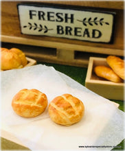 Dollhouse bakery bread buns miniature 1:12