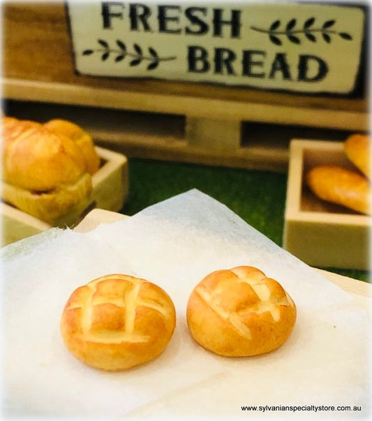 Dollhouse bakery bread buns miniature 1:12