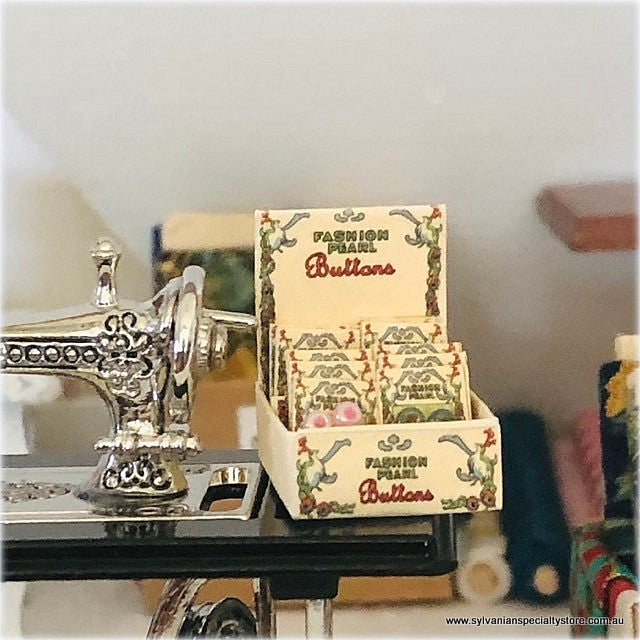 Button Display Box - Miniature