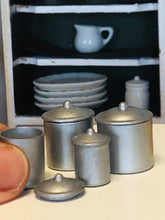 Set of Metal Canisters - miniature