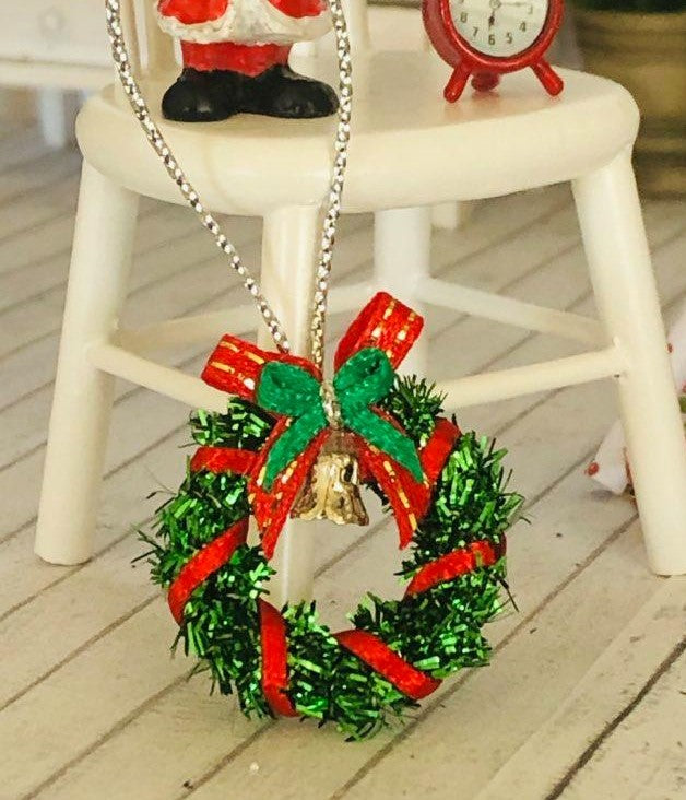 Christmas Wreath - 2.5 cm diameter - Miniature