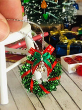 Christmas Wreath - 2.5 cm diameter - Miniature
