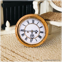 Rustic Farmhouse Style Clock - Style 3 - Miniature