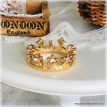 Princess Crown - Gold "Diamonds" 2.2 cm - Miniature