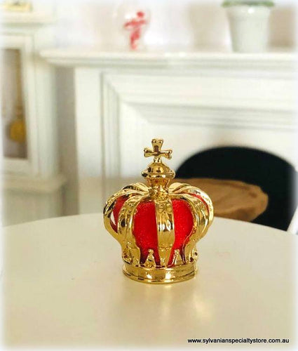 Dollhouse miniature royal crown