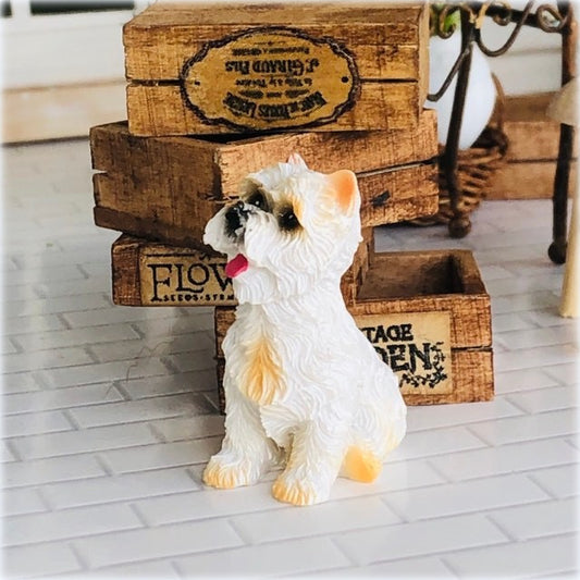 Dollhouse animal pet Westie Highland Terrier
