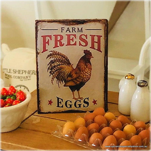 Dollhouse-miniature-sign-fresh-eggs-accessory