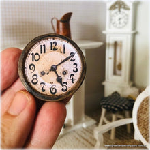 Rustic Farmhouse Style Clock - Style 1 - Miniature