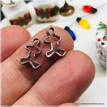 Gingerbread Men Cookie Cutters Pair - 1 cm - Miniature