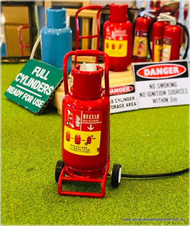 Gas Tank on Trolley - Miniature
