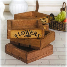 Flowers Crate - Miniature