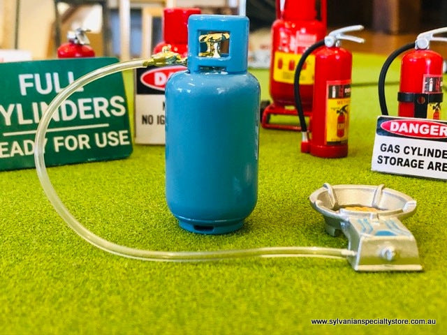 Gas Cylinder with Cooking Stove - Miniature