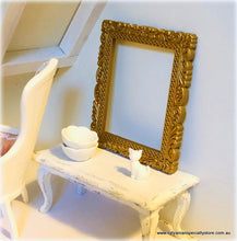 Dollhouse picture frame metal ornate