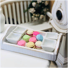 Dollhouse miniature food macaroons macarons patisseries