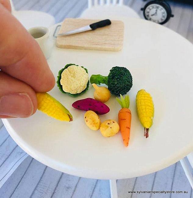 Dinner Vegetables - mixed - 9 pieces - Miniature