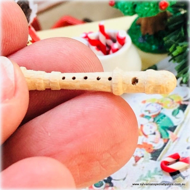 Dollhouse Miniature recorder instrument