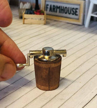 Dollhouse miniature 1:12 ice cream maker churn
