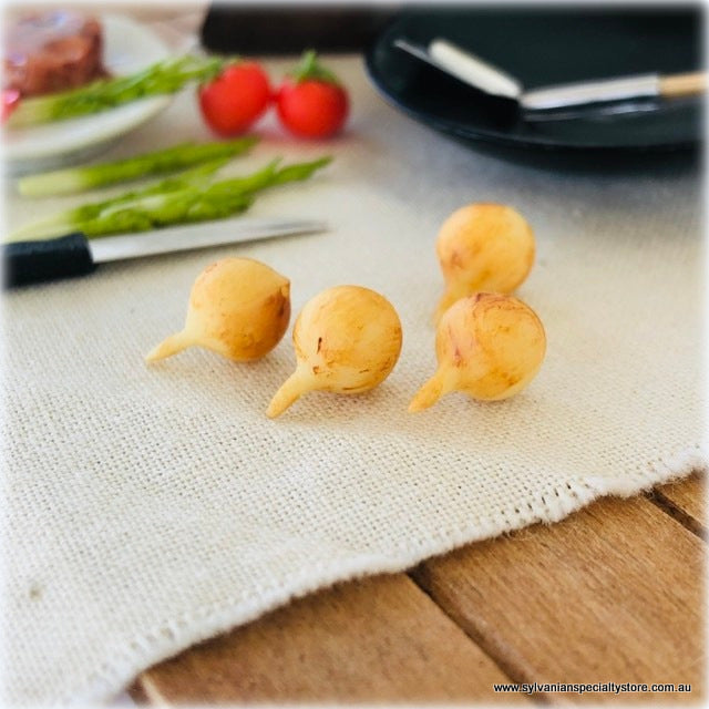 Dollhouse miniature vegetable onion