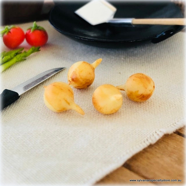 Onions x 4 - Miniature