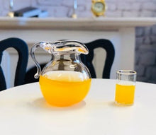 Doll house miniature orange juice jug