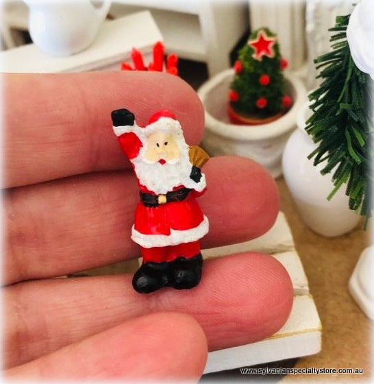 Dollhouse Mini Santa Christmas Ornament