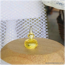 Perfume Bottle - Yellow - 1 cm high - Miniature