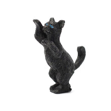 Climbing Black Cat - Miniature