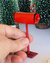Dollhouse miniature christmas mailbox post office