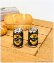 Guinness Beer Cans x 2 - Miniature