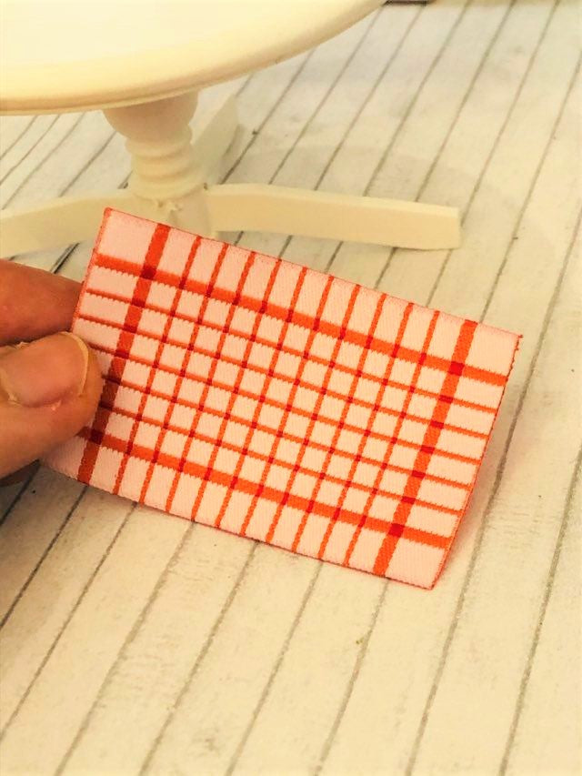 Red Tea Towel - Miniature