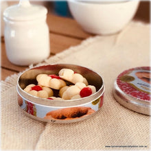 Biscuit tin with 6 cookies - Miniature