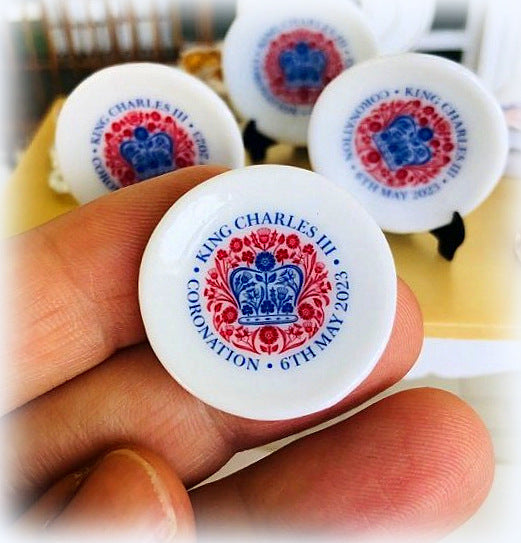 Dollhouse Royal coronation plate