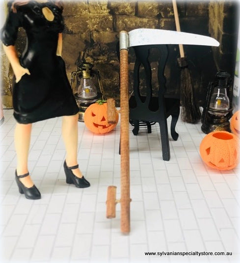 Dollhouse Miniature Scythe tool 