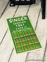 Singer's Sewing Needles Display Card - Miniature