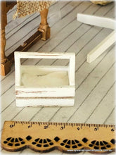 Wooden Rustic Crate - White - Miniature