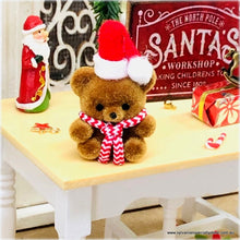 Dollhouse miniature Christmas Bear toy