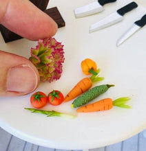 Summer Salad Vegetables - 8 pieces - Miniature