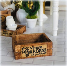 Vintage Garden Crate - Miniature