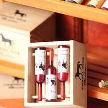 Reutter Porcelain Wine Box with Bottles - Miniature